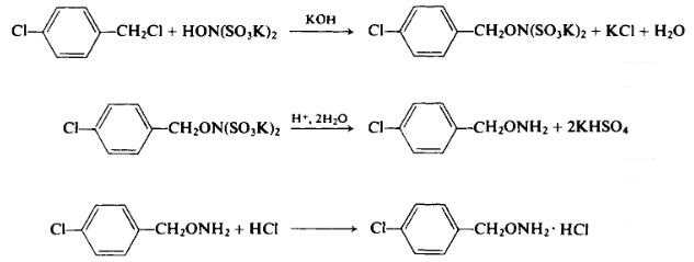 Preparation of O-(4-Chlorobenzyl)hydroxylamine hydrochloride