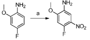 4-氟-2-甲氧基-5-硝基苯胺的合成路线