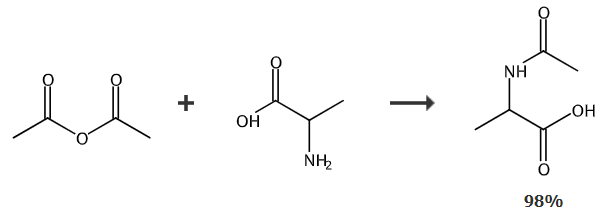 N-乙酰-DL-丙氨酸的合成路线