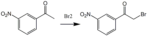 1-[3-(乙酰氧基)苯基]-2-溴乙酮的合成路线