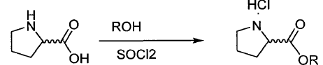 D-脯氨酸甲酯盐酸盐的合成