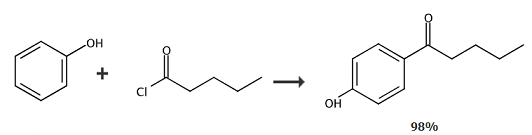 4-羟基苯戊酮的合成路线