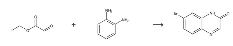 7-溴-2(1H)-喹喔啉酮的合成路线
