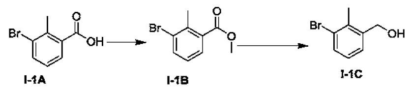 3-溴-2-甲基苯甲醇的合成路线