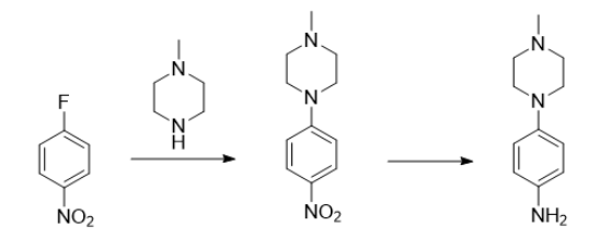 4-(4-甲基哌嗪)苯胺的合成方法