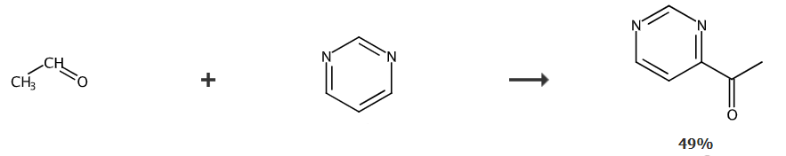 1-(嘧啶-4-基)乙酮的合成路线
