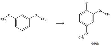 2,4-二甲氧基溴苯的合成路线