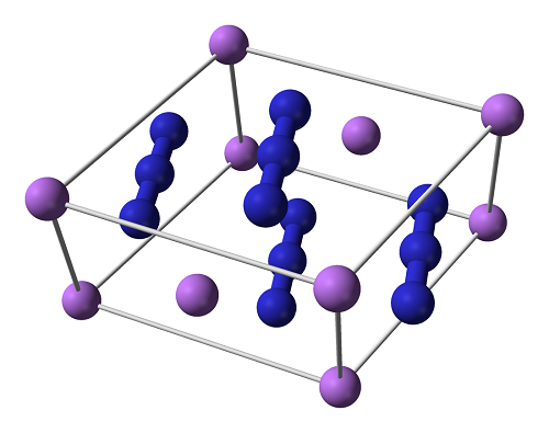 叠氮化铷晶体结构