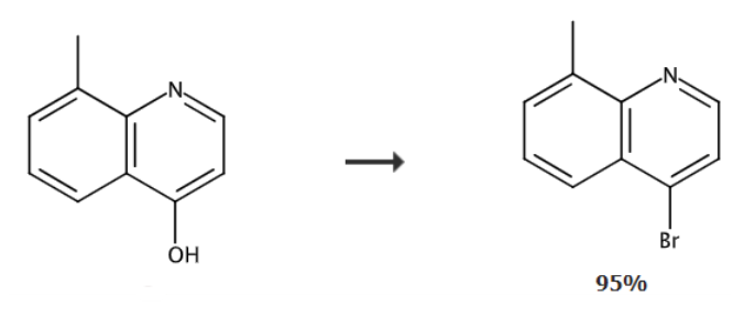 4-溴-8-甲基喹啉的合成路线