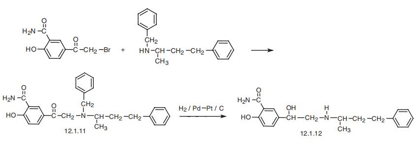 Labetalol hydrochloride -  2-Hydroxy-5-[1-hydroxy-2-[(1-methyl-3-phenylpropyl)amino]ethyl]benzamide  hydrochloride, Labetalol hydrochloride