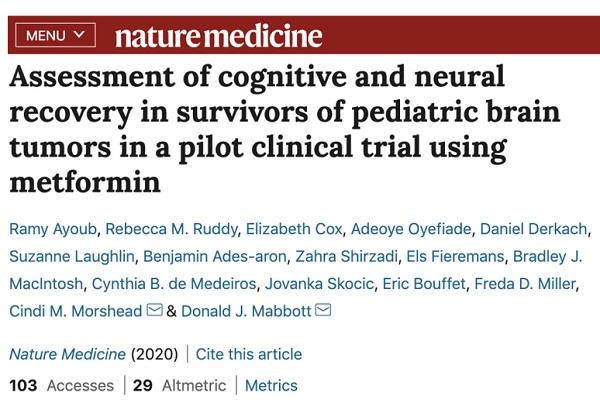 二甲双胍 修复大脑损伤 文献资料
