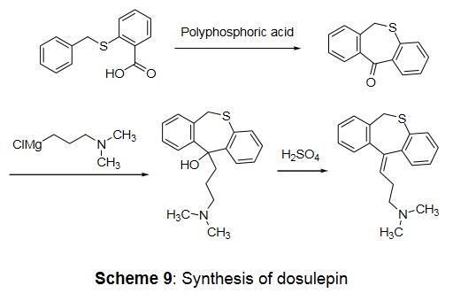 Synthesis of dosulepin