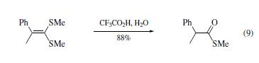 Uses of Bis(methylthio)(trimethylsilyl)methane
