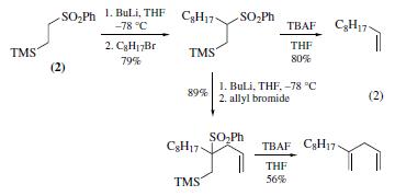 Synthetic route of (2-Phenylsulfonylethyl)trimethylsilane