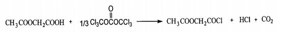 一种乙酰氧基乙酰氯的化学合成方法