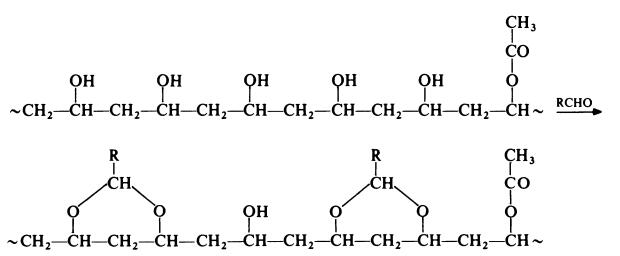 polyvinyl acetaldehyde synthesis