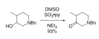 synthesis of 1-benzyl-4-methylpiperidin-3-one