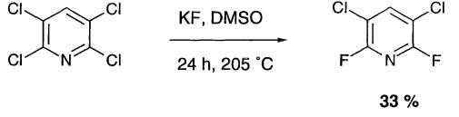 Synthesis of 3 ,5-dichloro-2,6-difluoropyridine