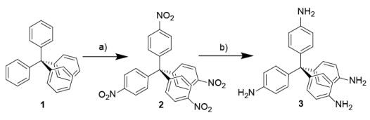 synthesis of Tetrakis(4-aminophenyl)methane
