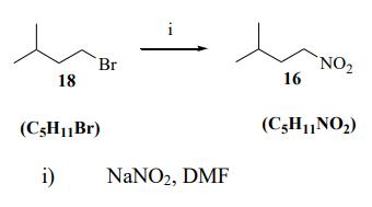 Synthesis of 3-methyl-1-nitrobutane