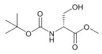 BOC-D-丝氨酸甲酯的制备及其合成