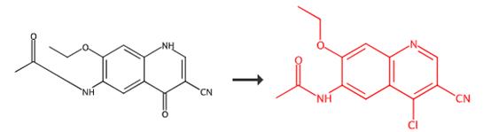 N-(4-氯-3-氰基-7-乙氧基喹啉-6-基)乙酰胺的合成与应用