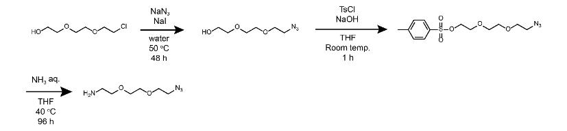 synthesis of 2-[2-(2-Azidoethoxy)ethoxy]ethanamine