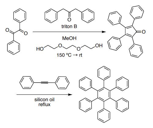 synthesis of Hexaphenylbenzene