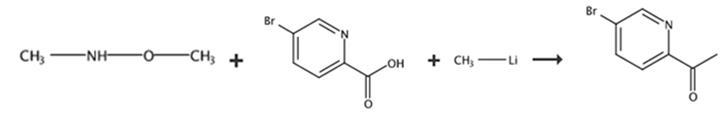 2-乙酰-5-溴吡啶的合成路线