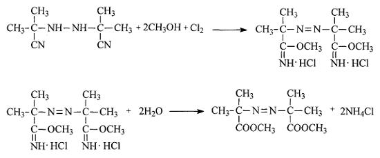 2,2'-偶氮二异丁基脒二盐酸盐的制备