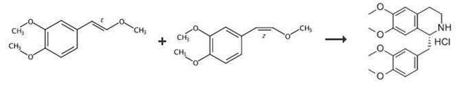  R-四氢罂粟碱盐酸盐的合成路线