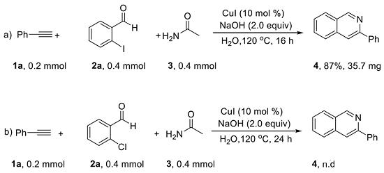2-碘苯甲醛和2-氯苯甲醛的影响研究