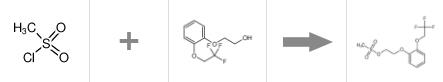 2-[2-(2,2,2-三氟乙氧基)苯氧基]乙基甲磺酸酯的制备