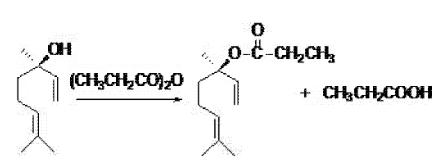 丙酸芳樟酯的合成路线
