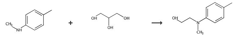 The synthetic method 2 of N-(2-hydroxyethyl)-N-methyl-4-toluidine.