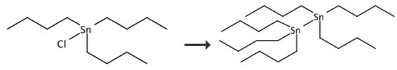图2六正丁基二锡的合成路线[2]。