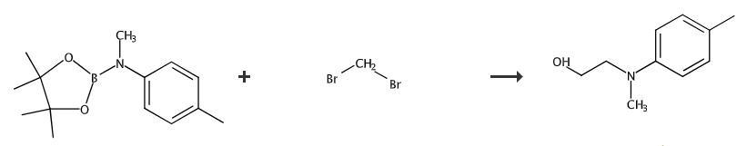 synthetic method of N-(2-hydroxyethyl)-N-methyl-4-toluidine