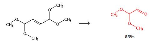 乙二醛-1,1-二甲基乙缩醛溶液的合成路线