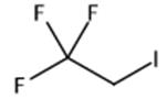 图1 2-碘-1，1，1-三氟乙烷的结构式。