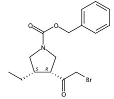 (3R，4S)-3-(2-溴乙酰基)-4-乙基-1-吡咯烷羧酸苄酯的特性与合成