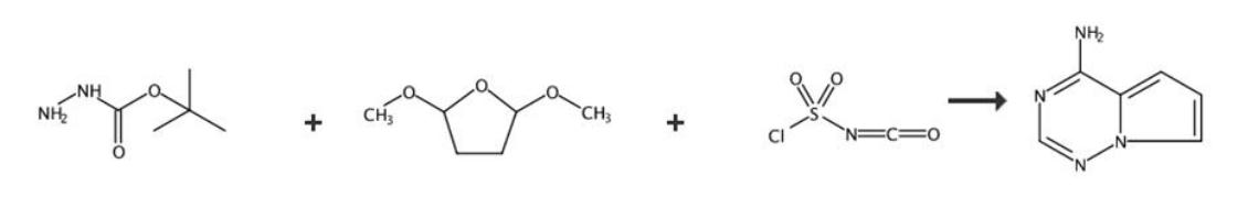 吡咯并[2，1-F][1，2，4]三嗪-4-胺的合成路线