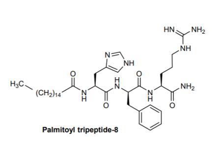 Figure 1 The molecular formula of Tripeptide-8t.png