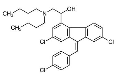 苯芴醇的结构式