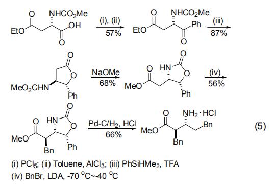 β-氨基酸(或氨基酸酯)的合成