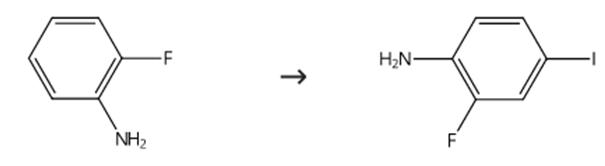 2-氟-4-碘苯胺的合成路线