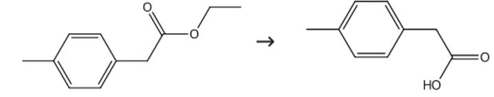 图1对甲基苯乙酸的合成路线[2]。