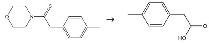 图2 对甲基苯乙酸的合成路线[3]。