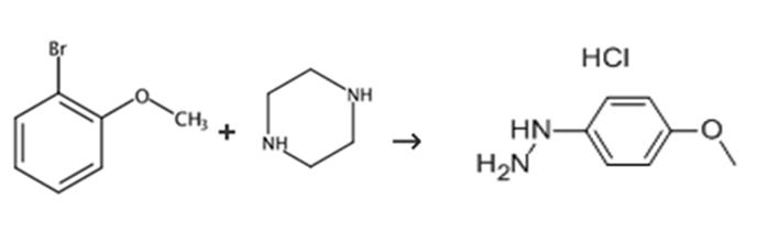 4-甲氧基苯肼盐酸盐的合成方法