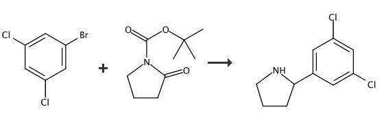 synthesis of 2-(3,5-Dichlorophenyl)Pyrrolidine