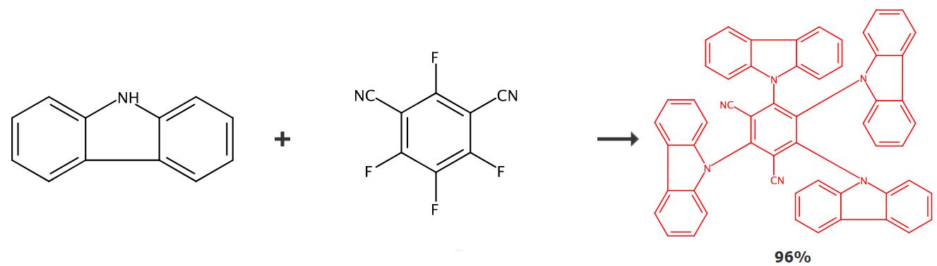 2,4,5,6-四(9-咔唑基)-间苯二腈的性质